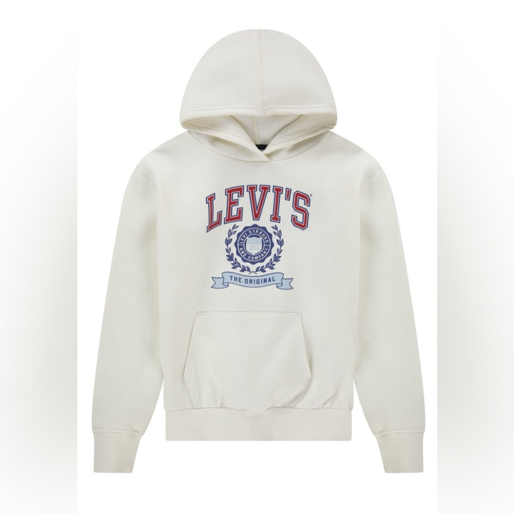 Levi’s Variety Girls Mid Weight Soft Fleece Hoodie Kangaroo Pocket Size Medium